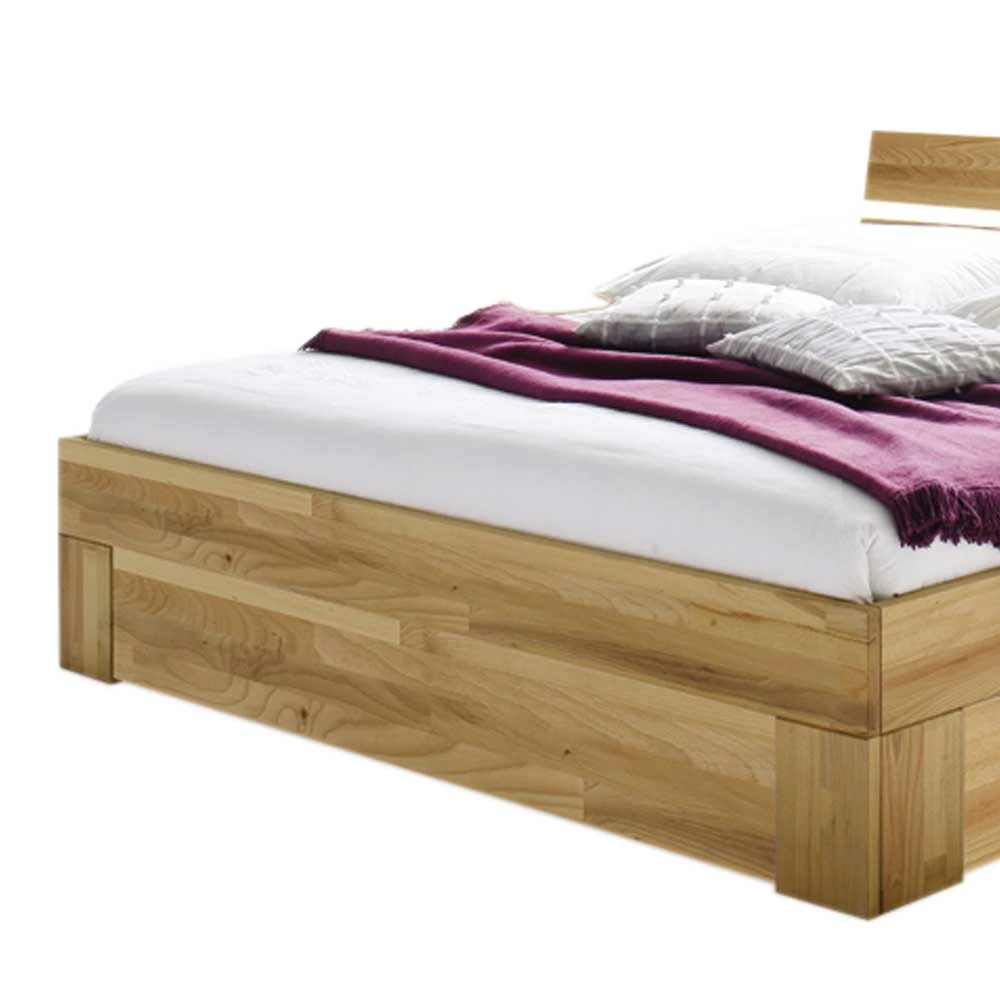 Massivholzbett Lianzo Aus Kernbuche (dreiteilig) – Bild 3