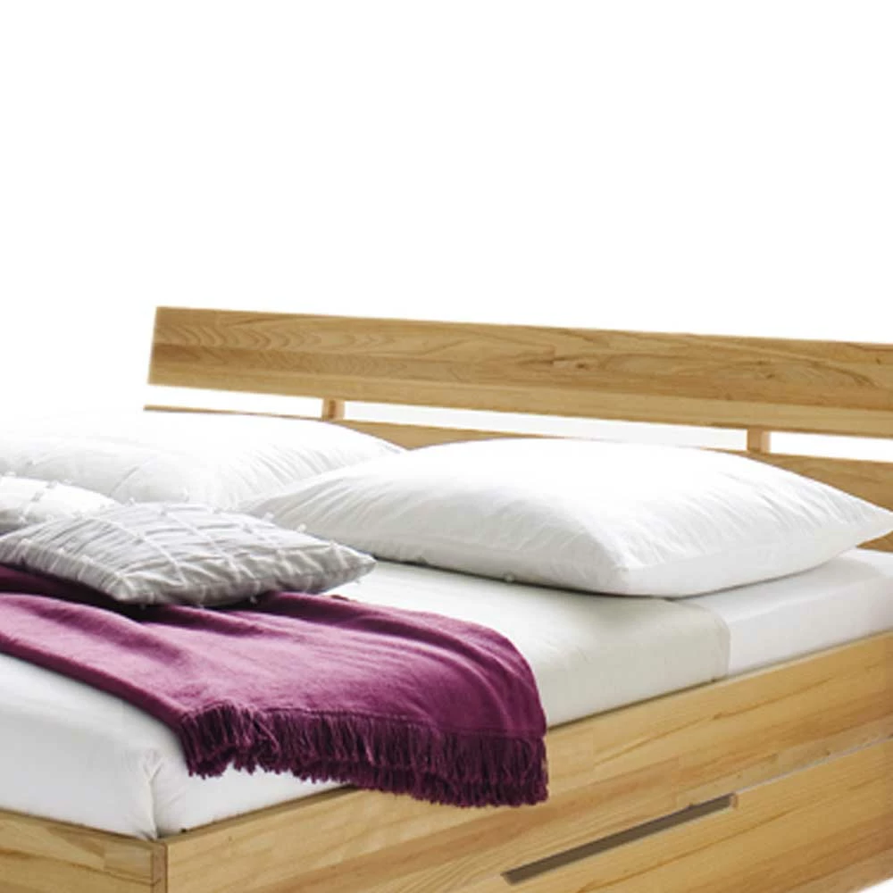 Massivholzbett Lianzo Aus Kernbuche (dreiteilig) – Bild 4