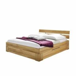 Massivholzbett Lianzo Aus Kernbuche (dreiteilig)