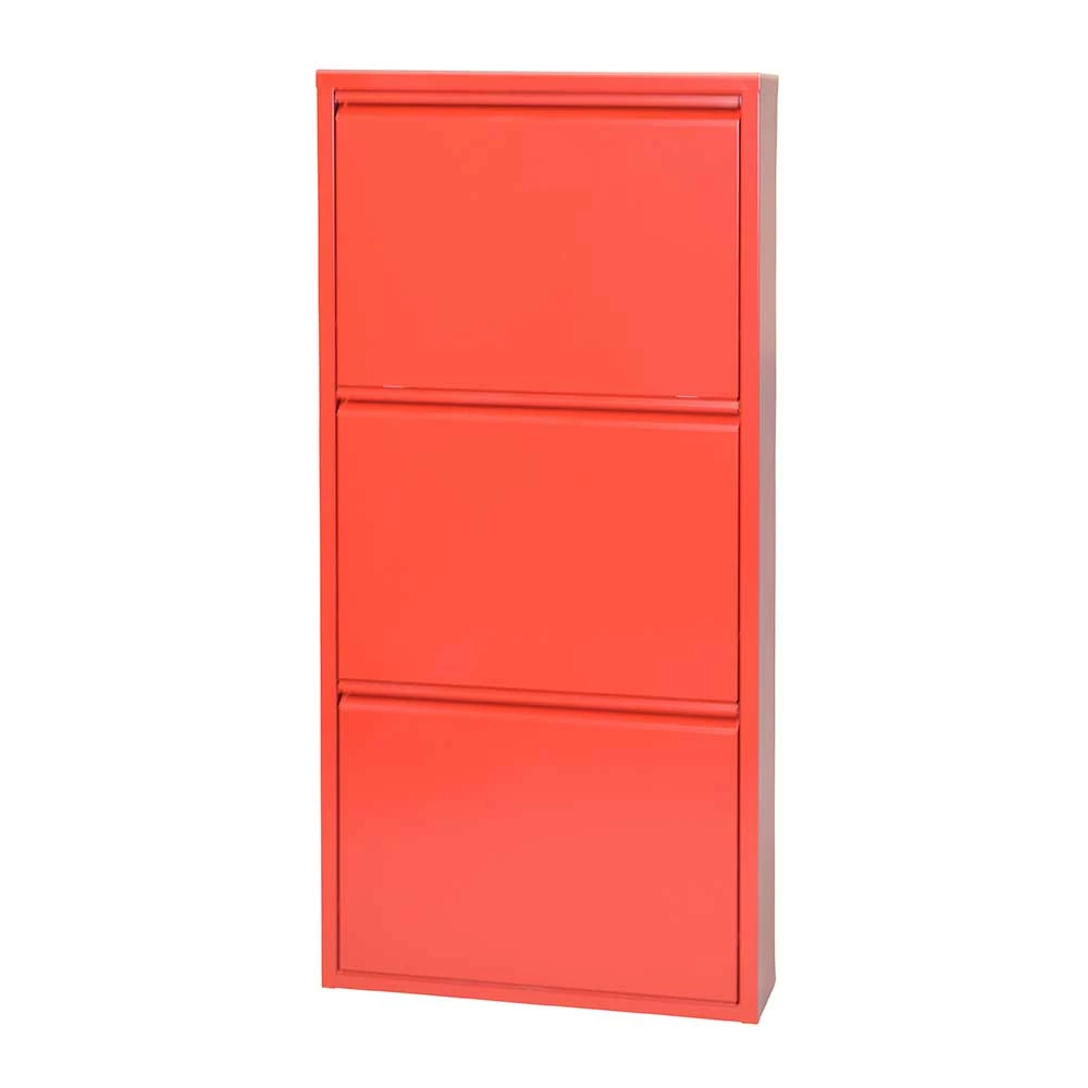 Metall Schuhschrank Greneca In Rot â Bild 3