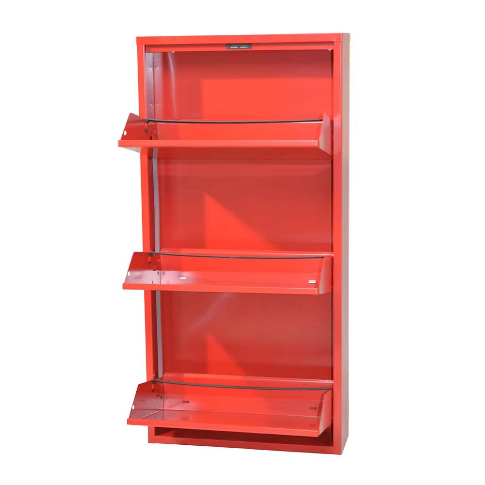 Metall Schuhschrank Greneca In Rot â Bild 4