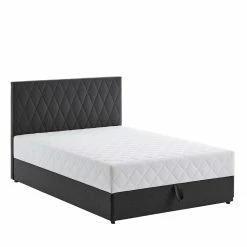 Polsterbett Mit Matratze H2 Und Bettkasten - Marianne