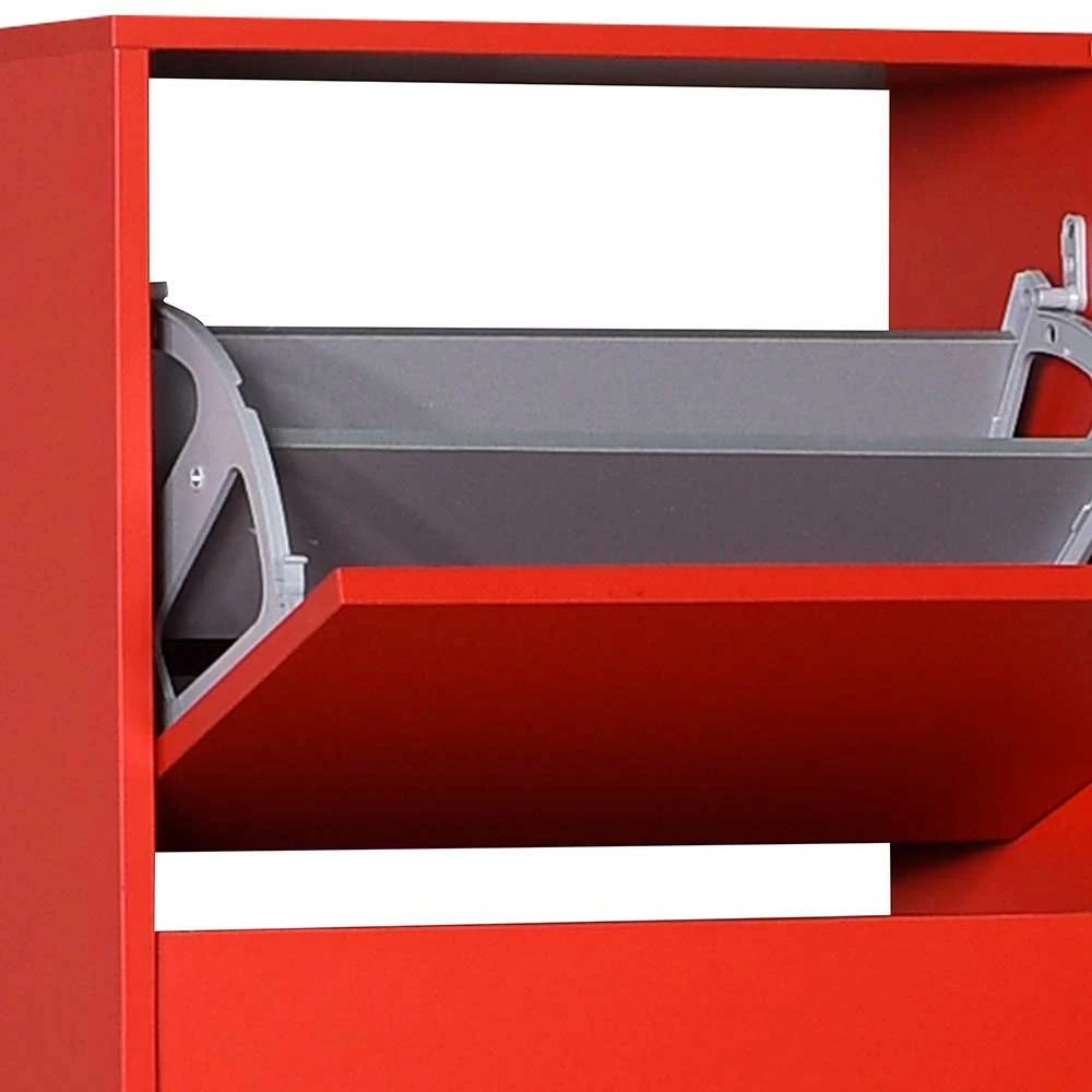 Roter Schrank Für Schuhe 51x119x26 Cm - Adine – Bild 4