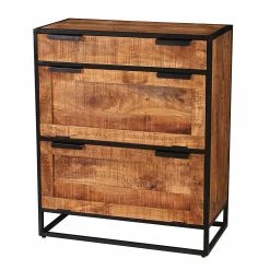 Rustikaler Schuhschrank Im Industrial Style - Evradon