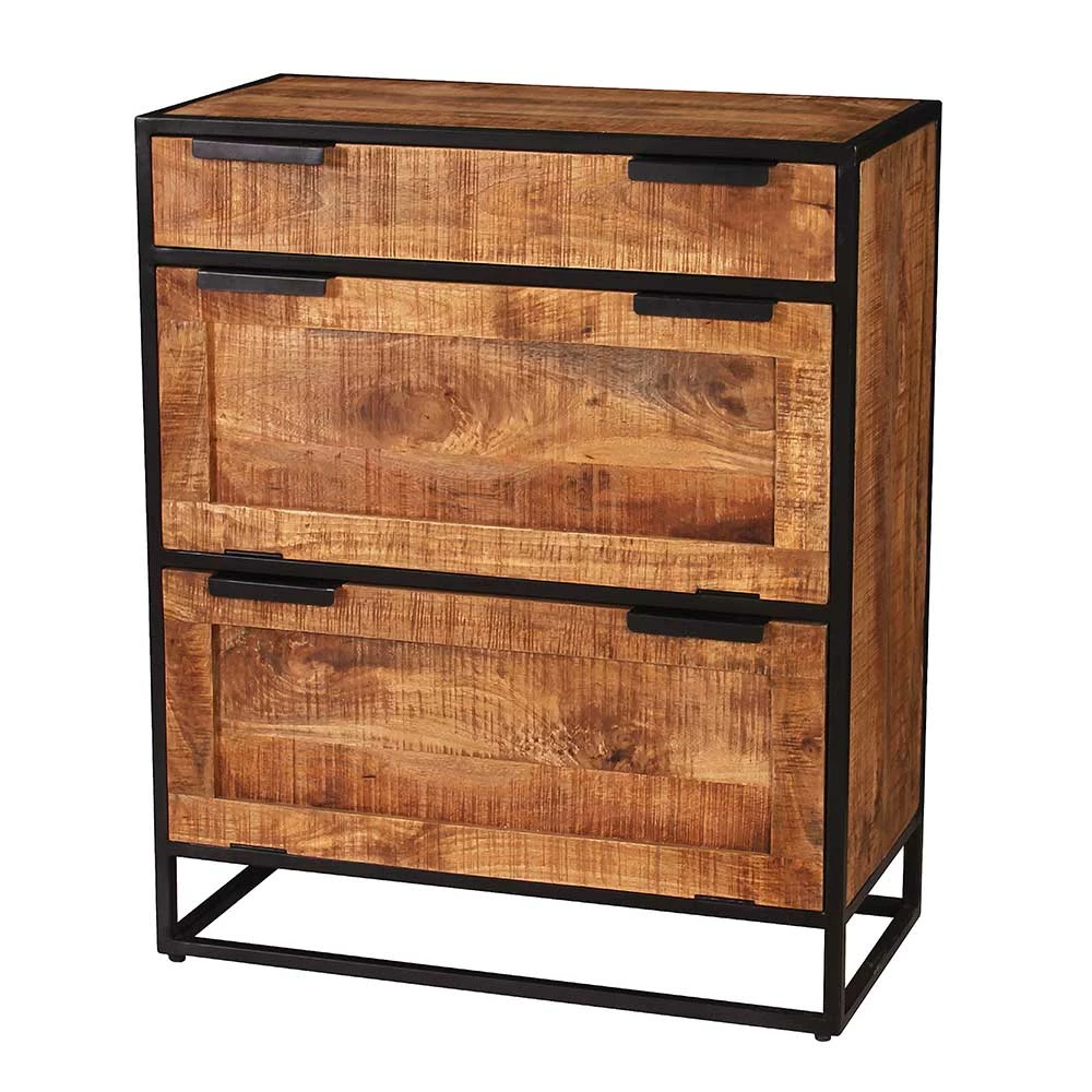 Rustikaler Schuhschrank Im Industrial Style - Evradon