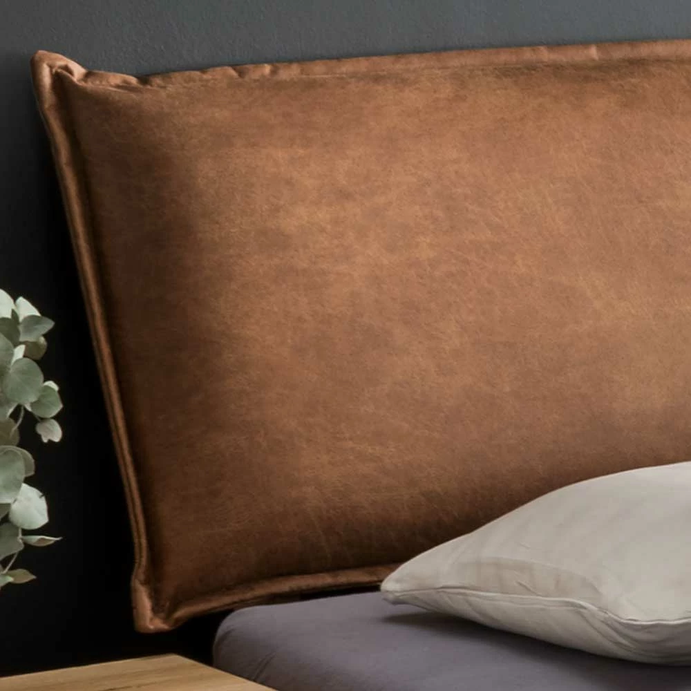 Rustikales Stauraumbett Aus Wildeiche Massiv - Zennian – Bild 4