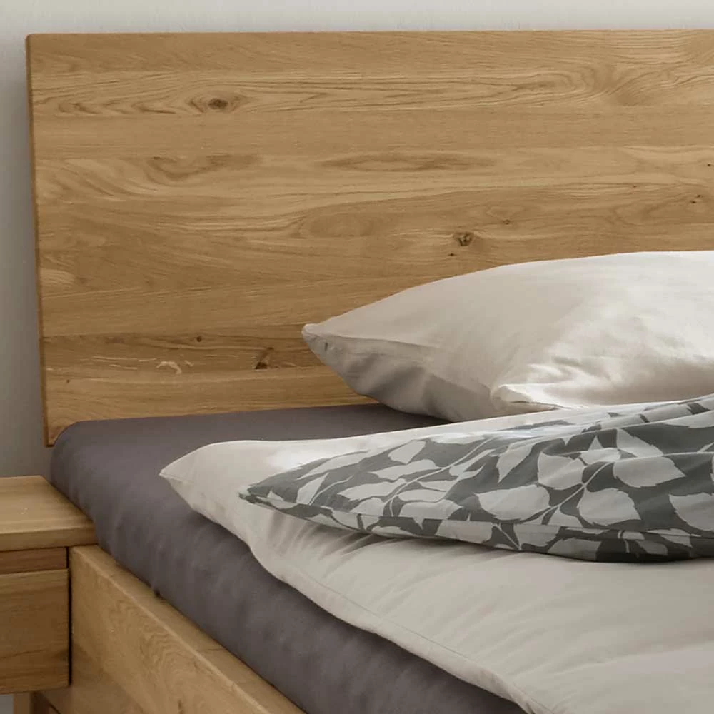 Schubladenbett Aus Wildeiche Massivholz - Zennian – Bild 4