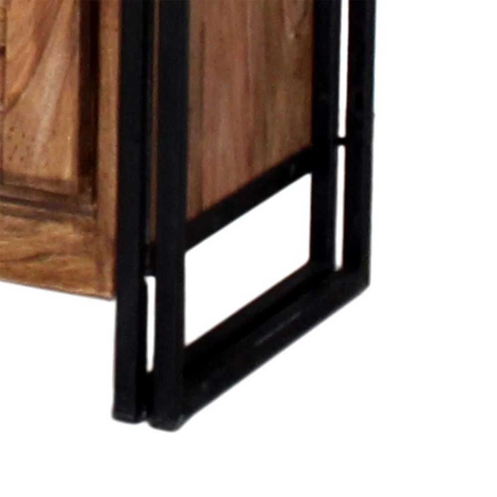 Schuh Klappenschrank Mendoza Aus Akazie Massivholz – Bild 6