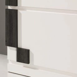 Schuh Klappschrank In Weiß Mit Schwarzgrau - Abruzzias 13 Schuh Klappschrank In Weiß Mit Schwarzgrau - Abruzzias -Renzo Shop schuh klappschrank in weiss mit schwarzgrau inkl zwei schuhklappen abruzzias 05