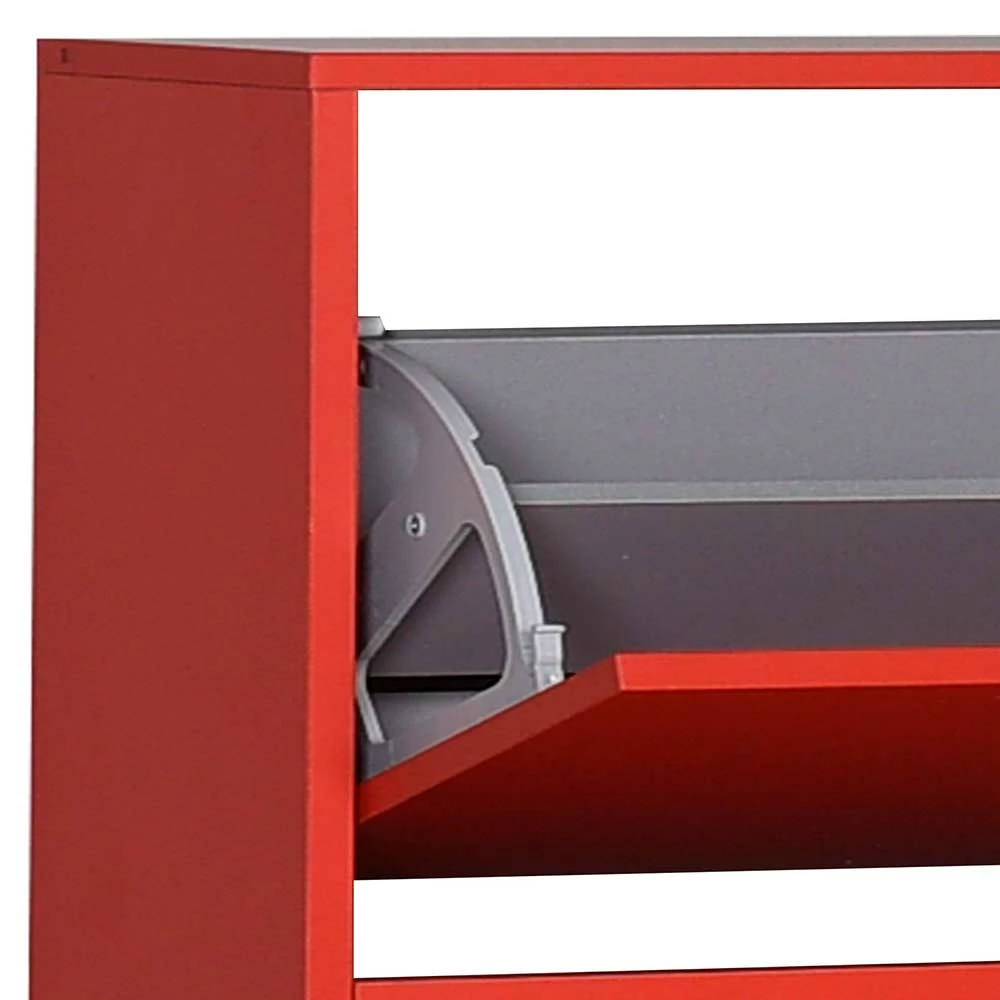 Schuhaufbewahrung In Rot Mit Zwei Klappen - Wrexham – Bild 4