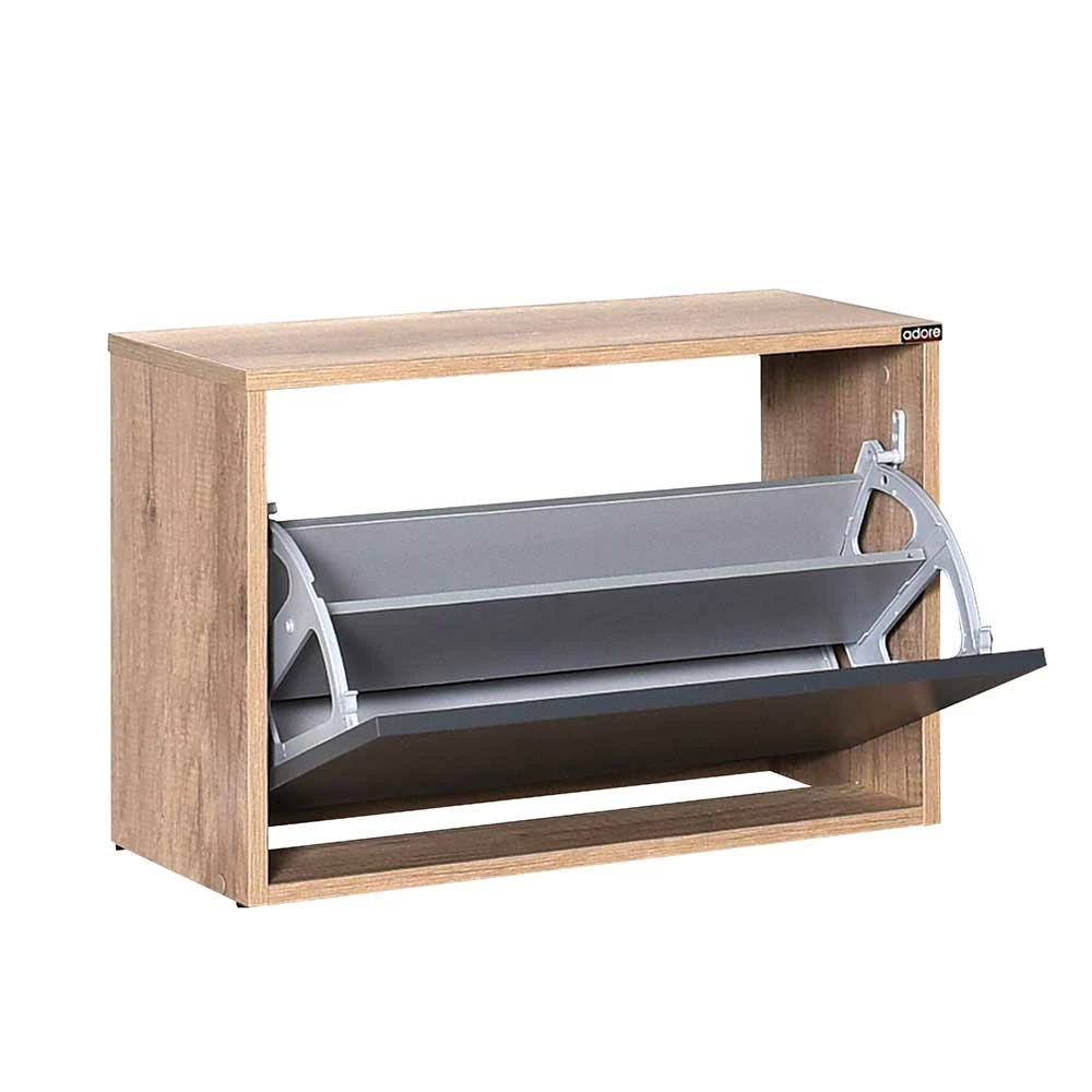 Schuhkipper In Anthrazit & Sonoma Eiche - Cales – Bild 4