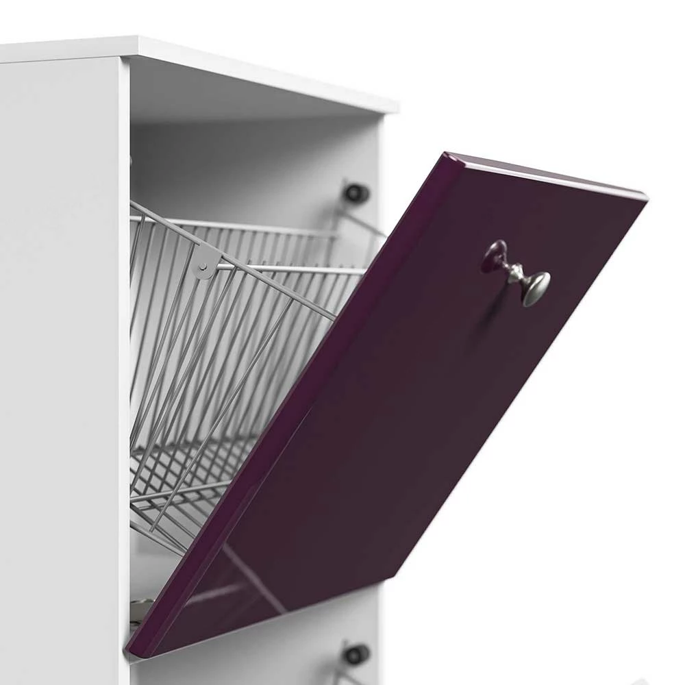 Schuhklappenschrank In Hochglanz Violett - Oblaka I – Bild 6