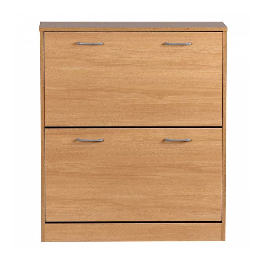 Schuhschrank Mit 2 Klappen In Buche Dekor - Betim – Bild 3