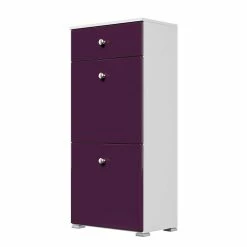 Schuhschrank Mit 2 Klappfächern & Schublade - Oblaka