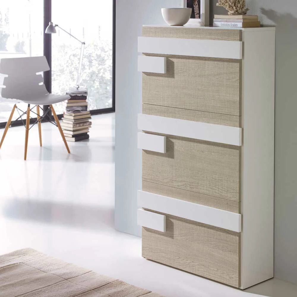 Schuhschrank Brusceda Mit Drei Klappen 3 Schuhschrank Brusceda Mit Drei Klappen