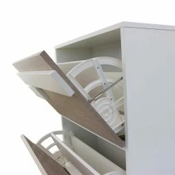 Schuhschrank Brusceda Mit Drei Klappen 10 Schuhschrank Brusceda Mit Drei Klappen -Renzo Shop schuhschrank mit drei klappen in sonoma eiche weiss brusceda 04