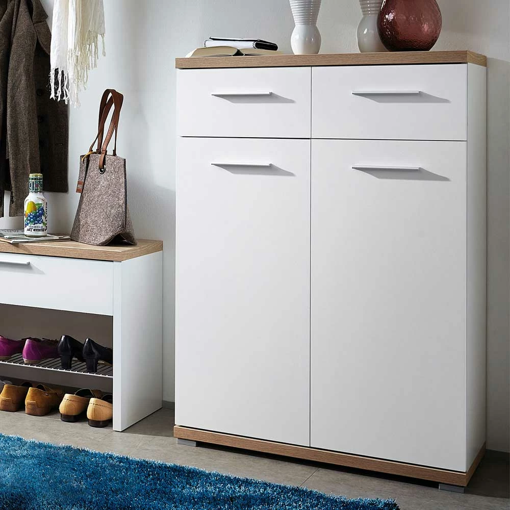 Schuhschrank Endrew In Weiß – Bild 2