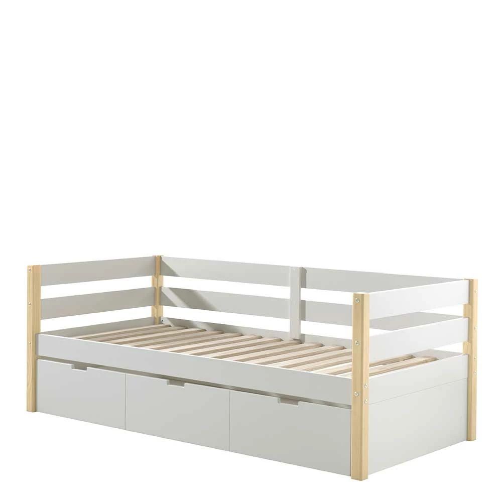 Skandi Kojenbett In Weiß & Kiefer - Ayfina – Bild 6