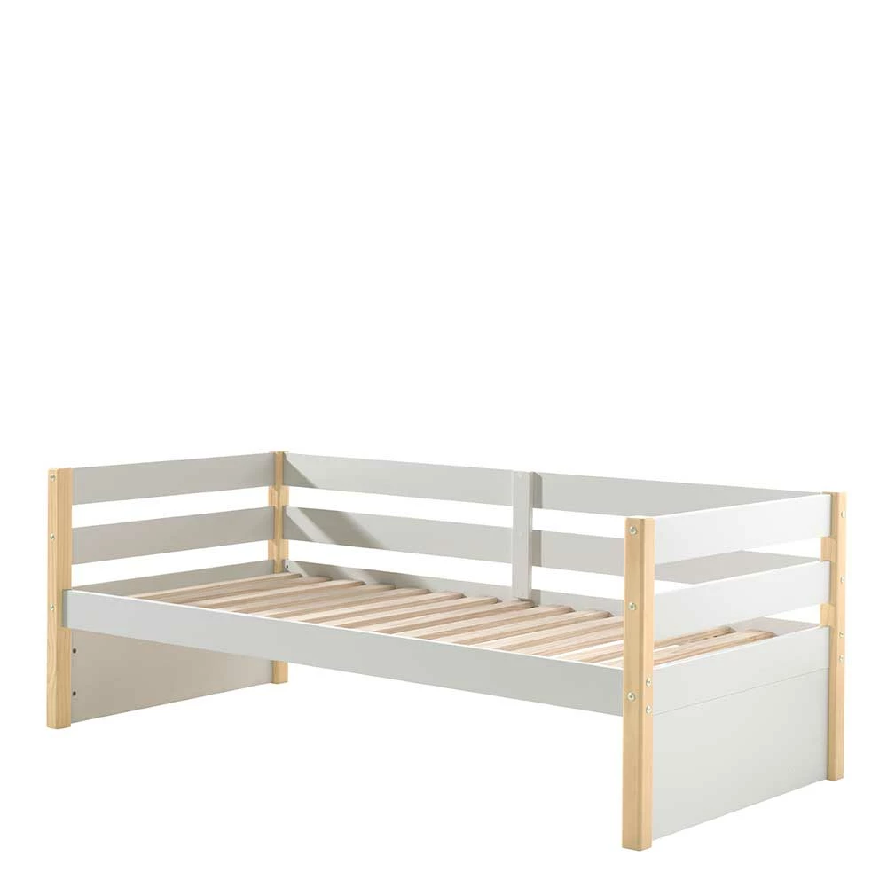 Skandi Kojenbett In Weiß & Kiefer - Ayfina