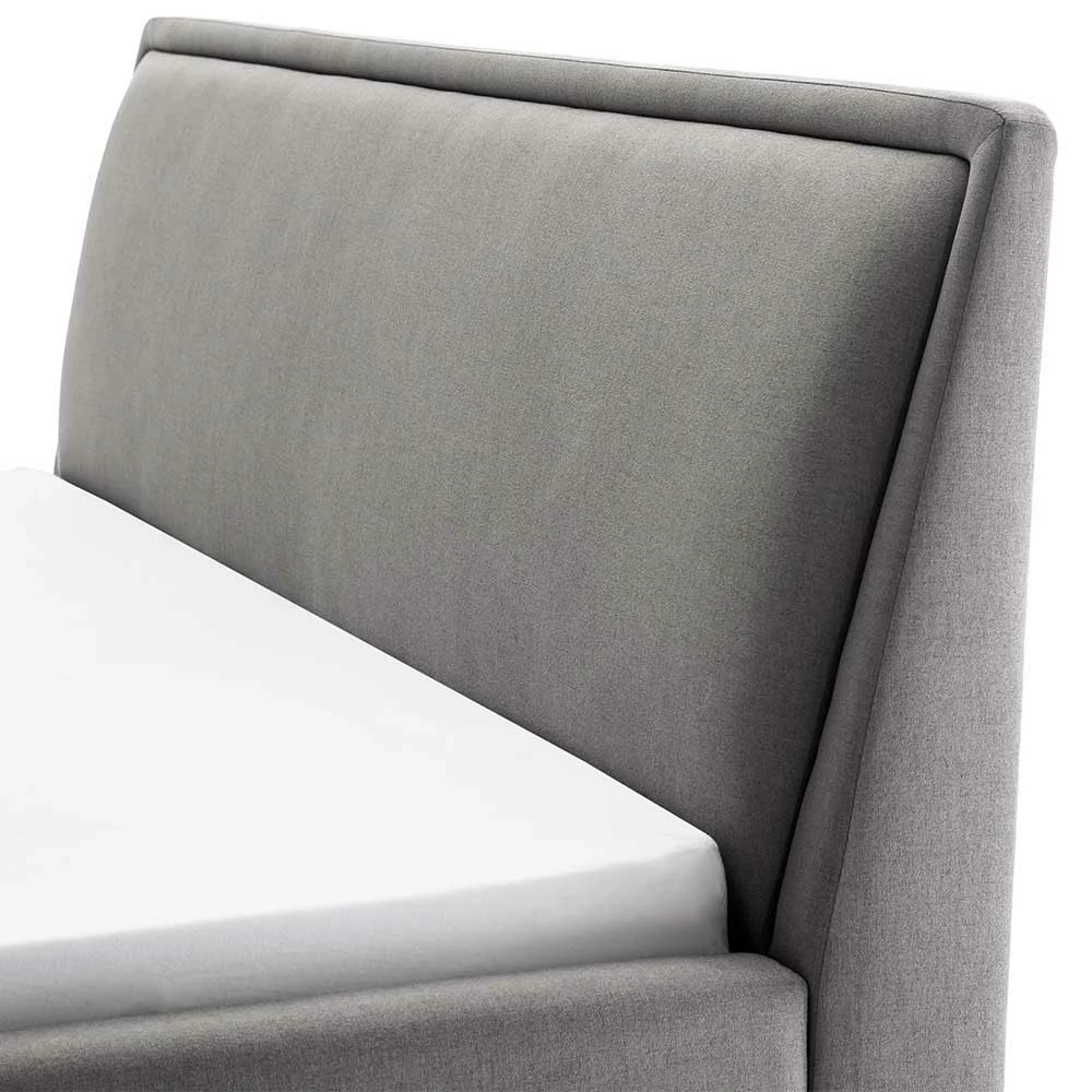 Skandi Polsterbett In Hellgrau & Schwarz - Stramo – Bild 5