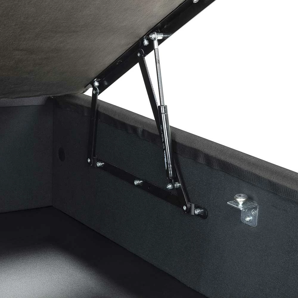 Skandi Unterbau Bettgestell Mit Bettkasten - Gassina – Bild 5