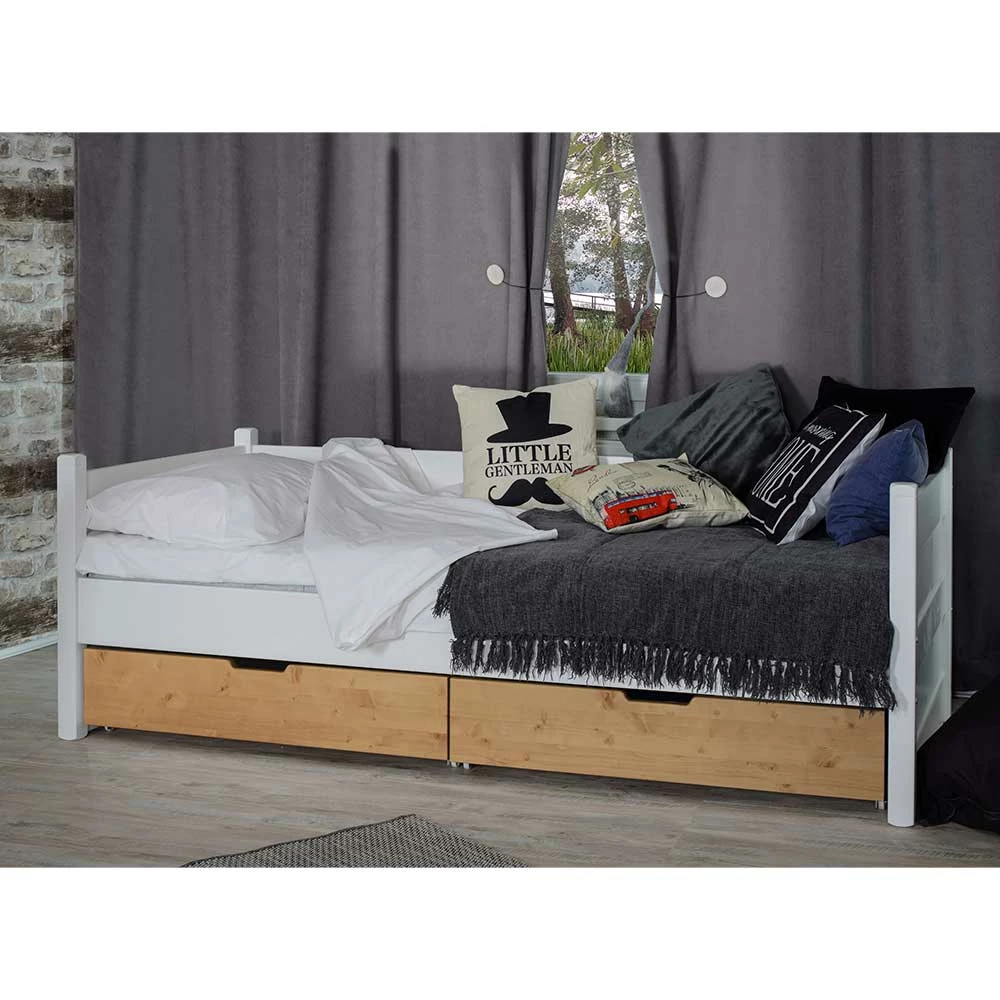 Stauraum Bettgestell Mit Zwei SchubkÀsten - Mancus