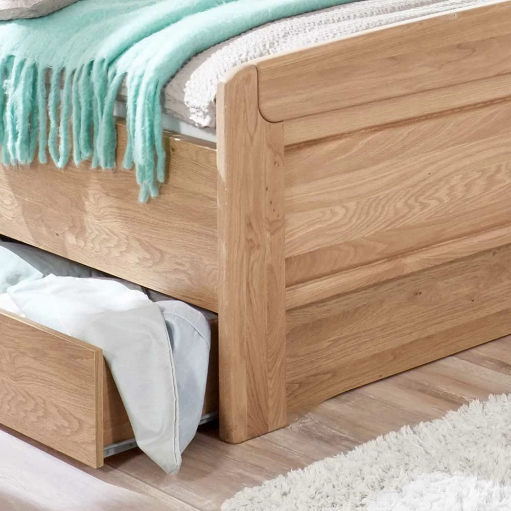 Stauraumbett Anlage Aus Eiche - Sendician (dreiteilig) â Bild 3