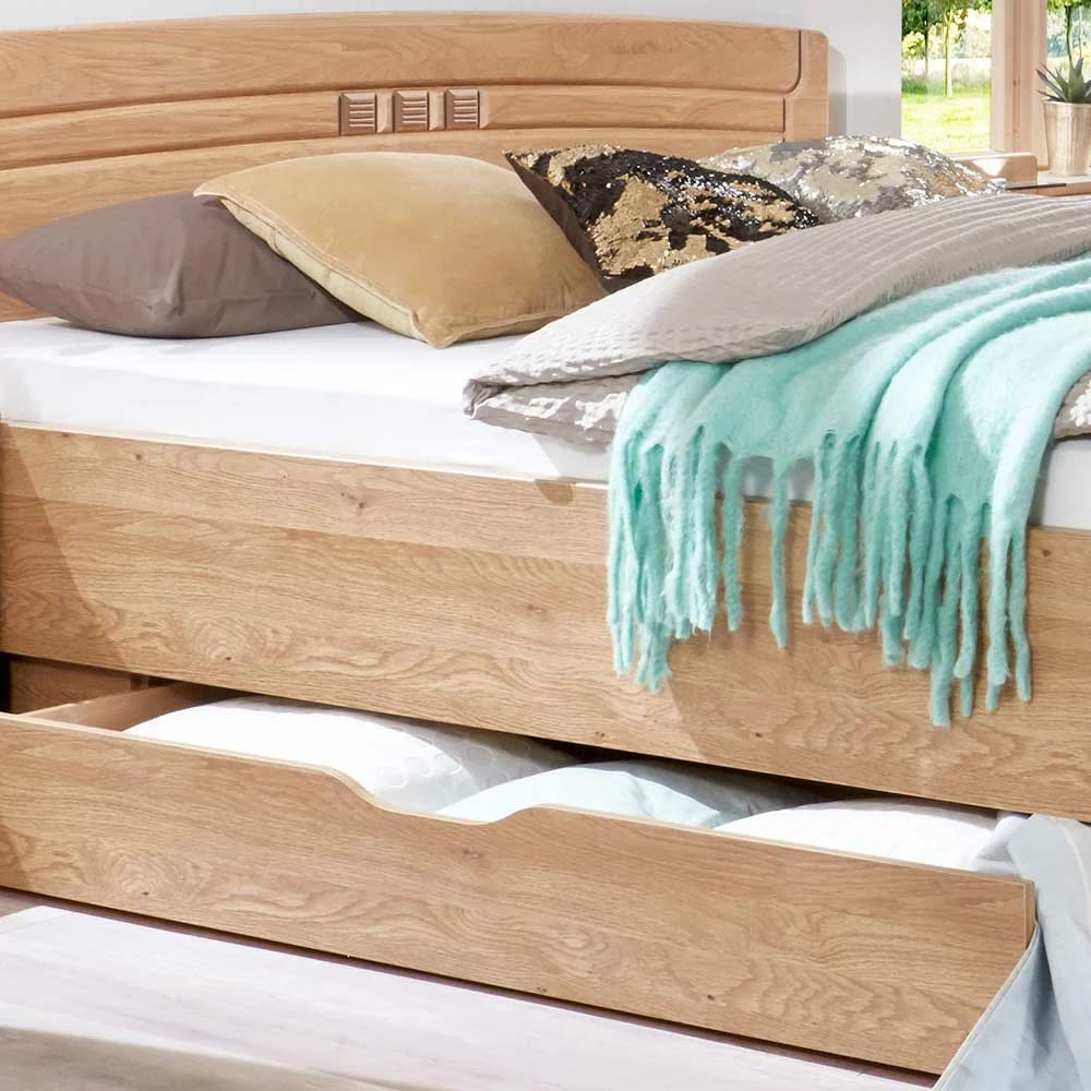 Stauraumbett Anlage Aus Eiche - Sendician (dreiteilig) â Bild 4