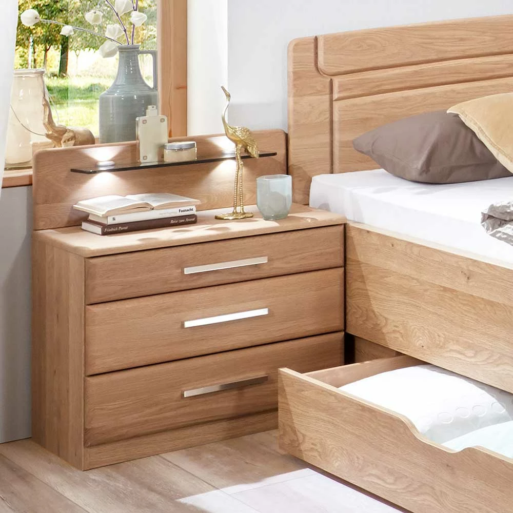 Stauraumbett Anlage Aus Eiche - Sendician (dreiteilig) â Bild 6