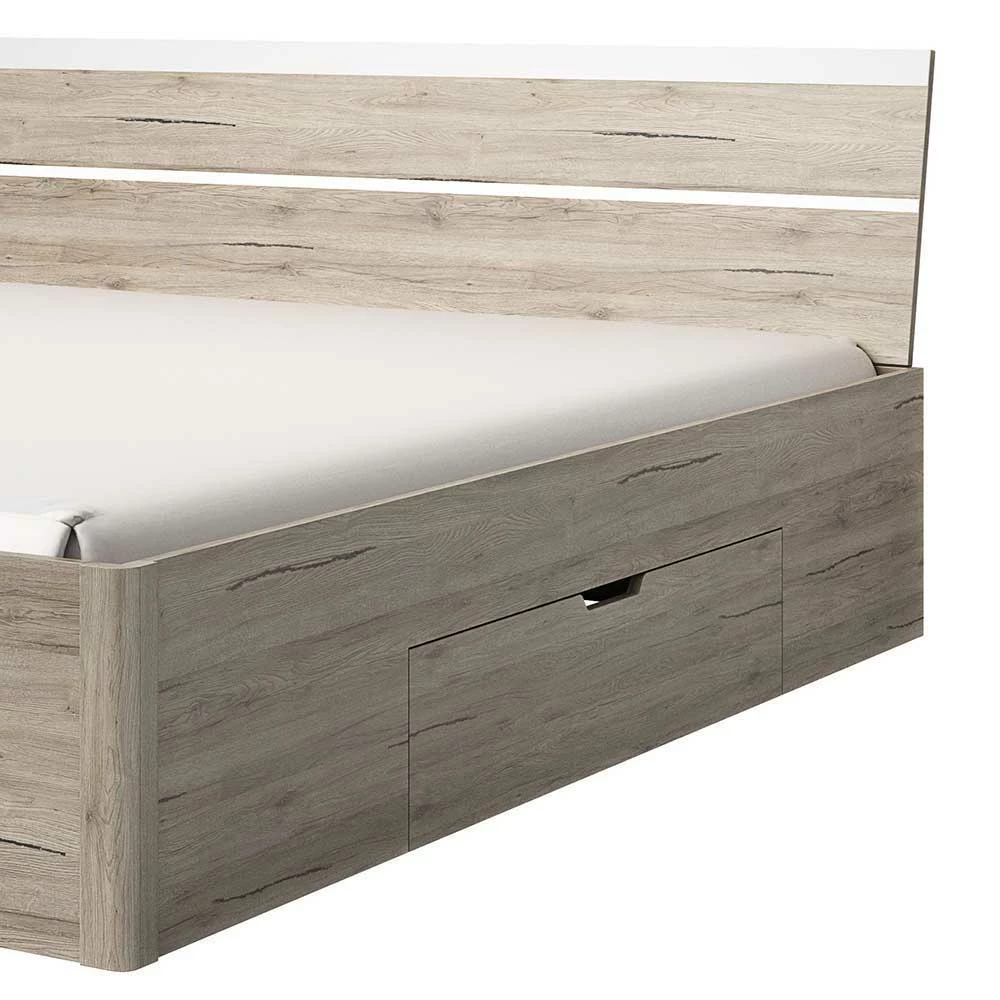 Stauraumbett In Eiche San Remo Dekor - Duno â Bild 3