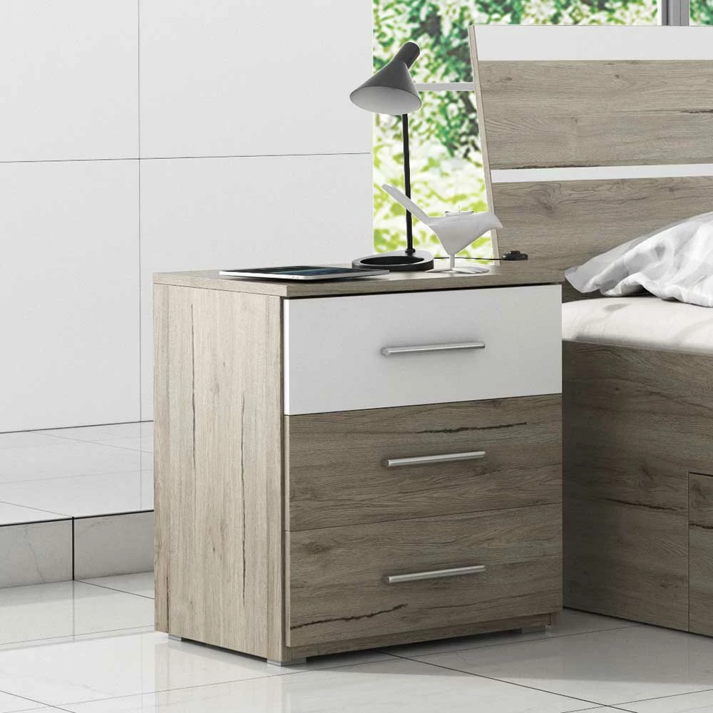 Stauraumbett In Eiche San Remo Dekor - Duno â Bild 6