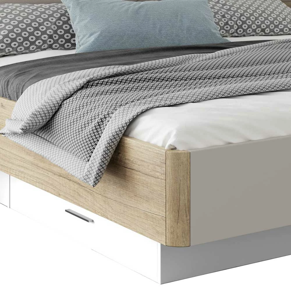 Stauraumbett Inklusive Nachtkommoden - Yanitas – Bild 5