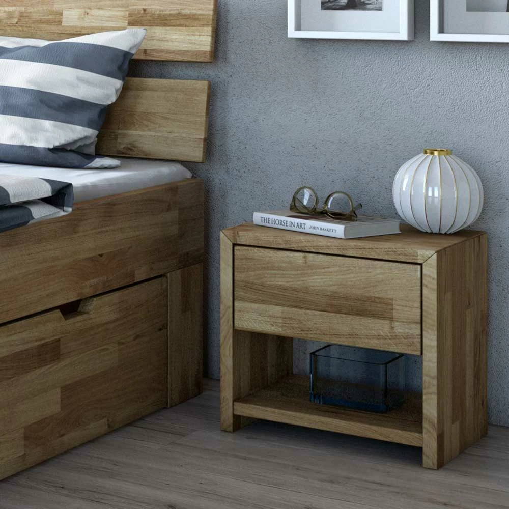 Stauraumbett & Nachtkommoden - Aktemus (dreiteilig) â Bild 5