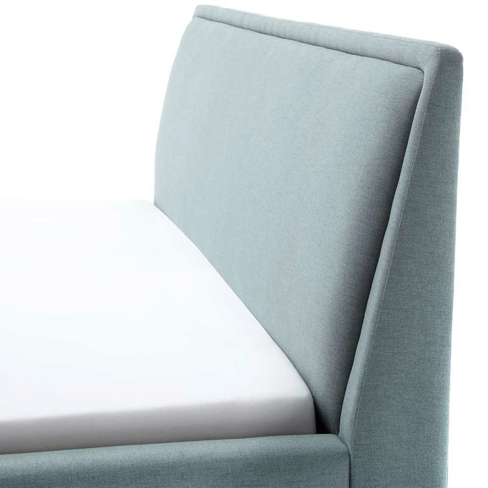 Stoff Bett In Hellblau Mit Schwarz - Longli – Bild 5