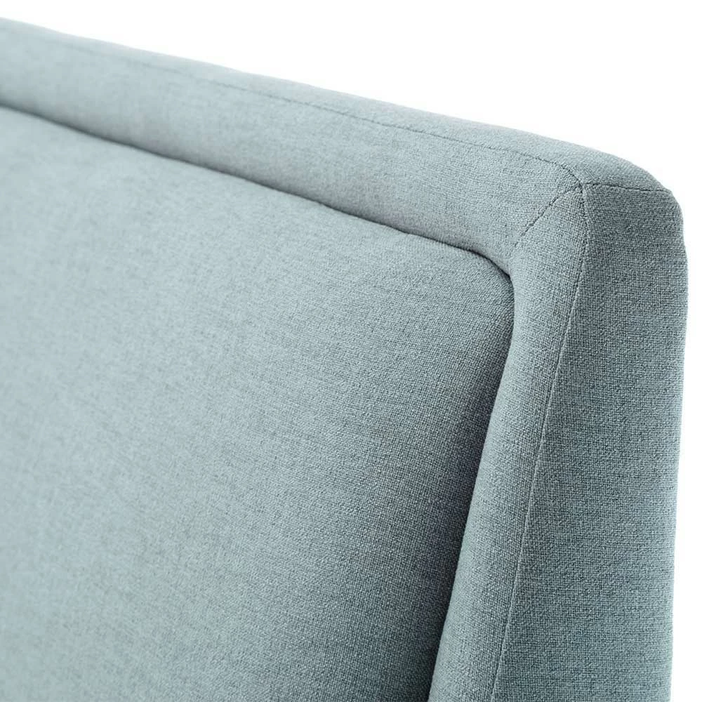 Stoff Bett In Hellblau Mit Schwarz - Longli – Bild 6