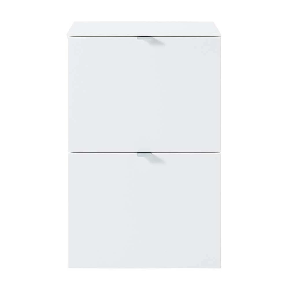 Weißer Klappen Schuhschrank 55x84x37 Cm - Indiesta – Bild 2