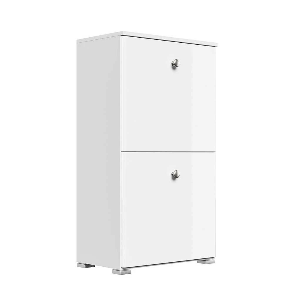 Weißer Schuhkipper Mit Schuhkörben Aus Metall - Izenzaia – Bild 2