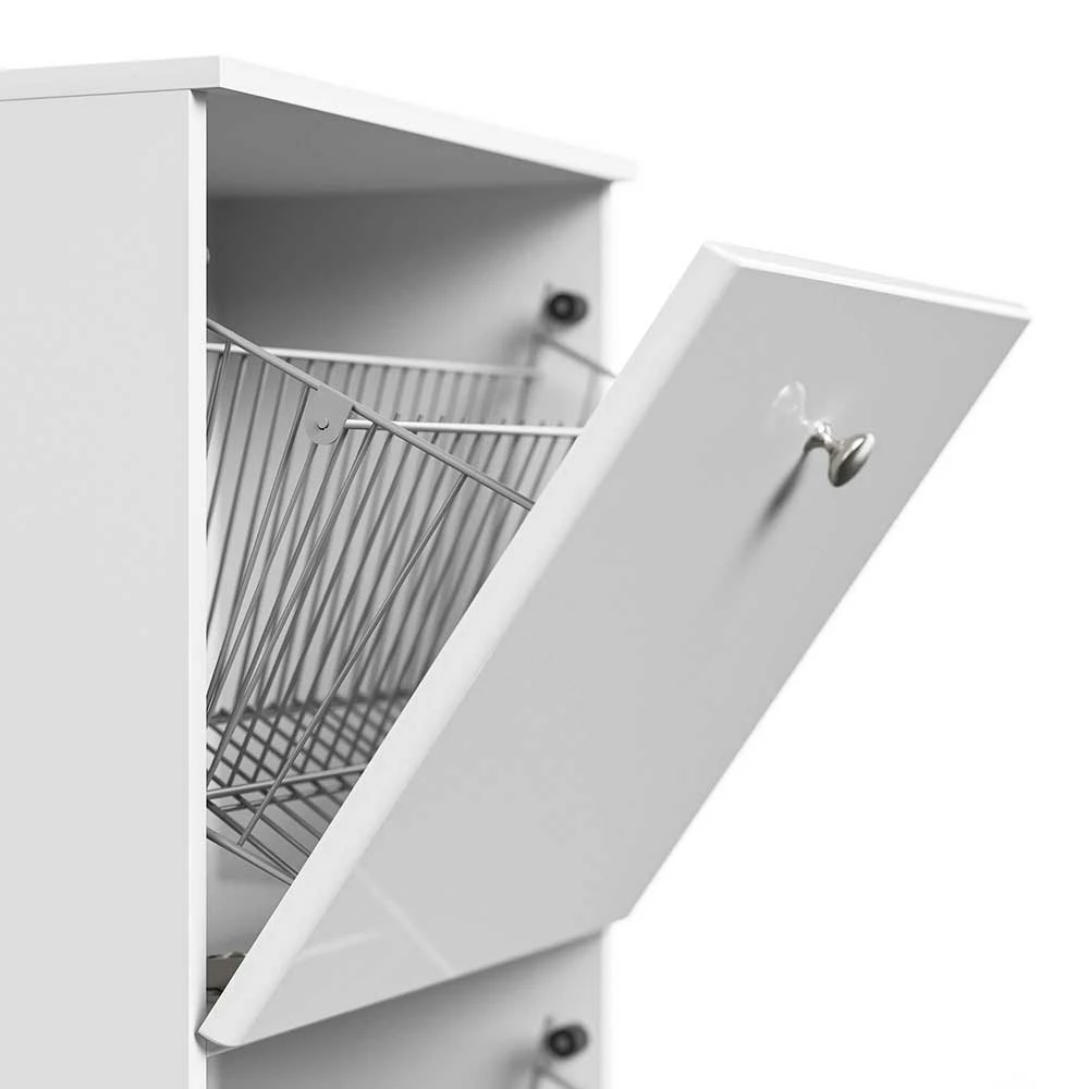 Weißer Schuhkipper Mit Schuhkörben Aus Metall - Izenzaia – Bild 6