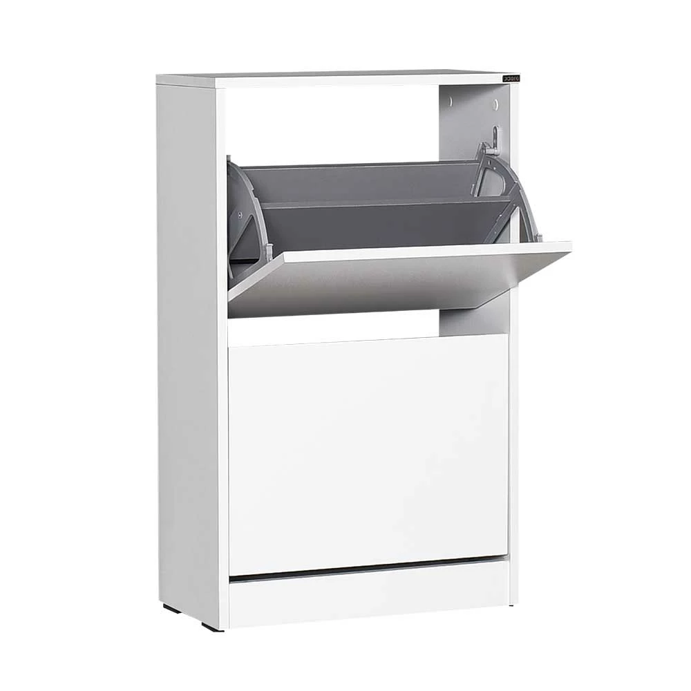 Weißer Schuhschrank Mit 26 Cm Tiefe - Corbit