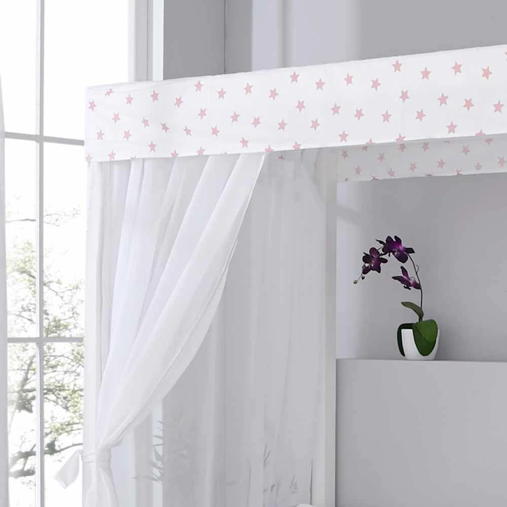 Weißes Himmelbett Sash Aus Kiefer Massivholz – Bild 5