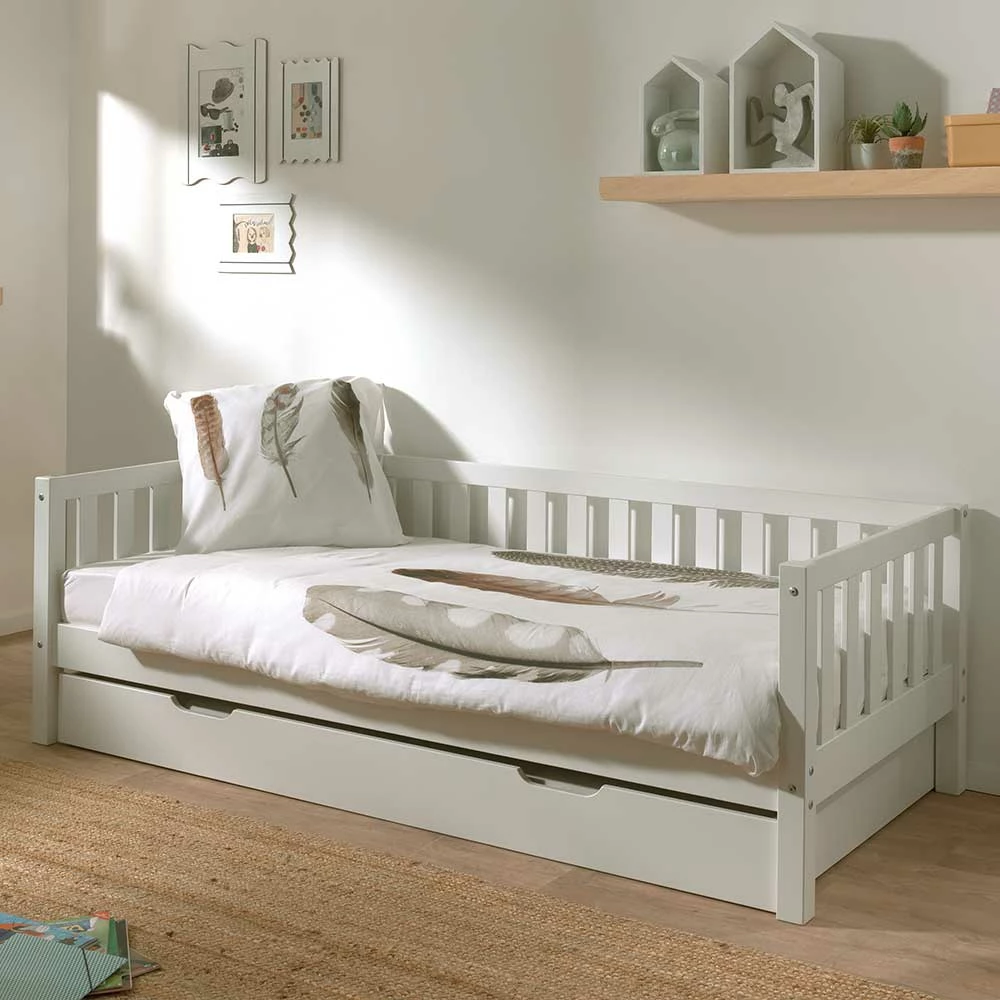 Weißes Kojenbett 90x200 Cm Aus Kiefer - Molo – Bild 2