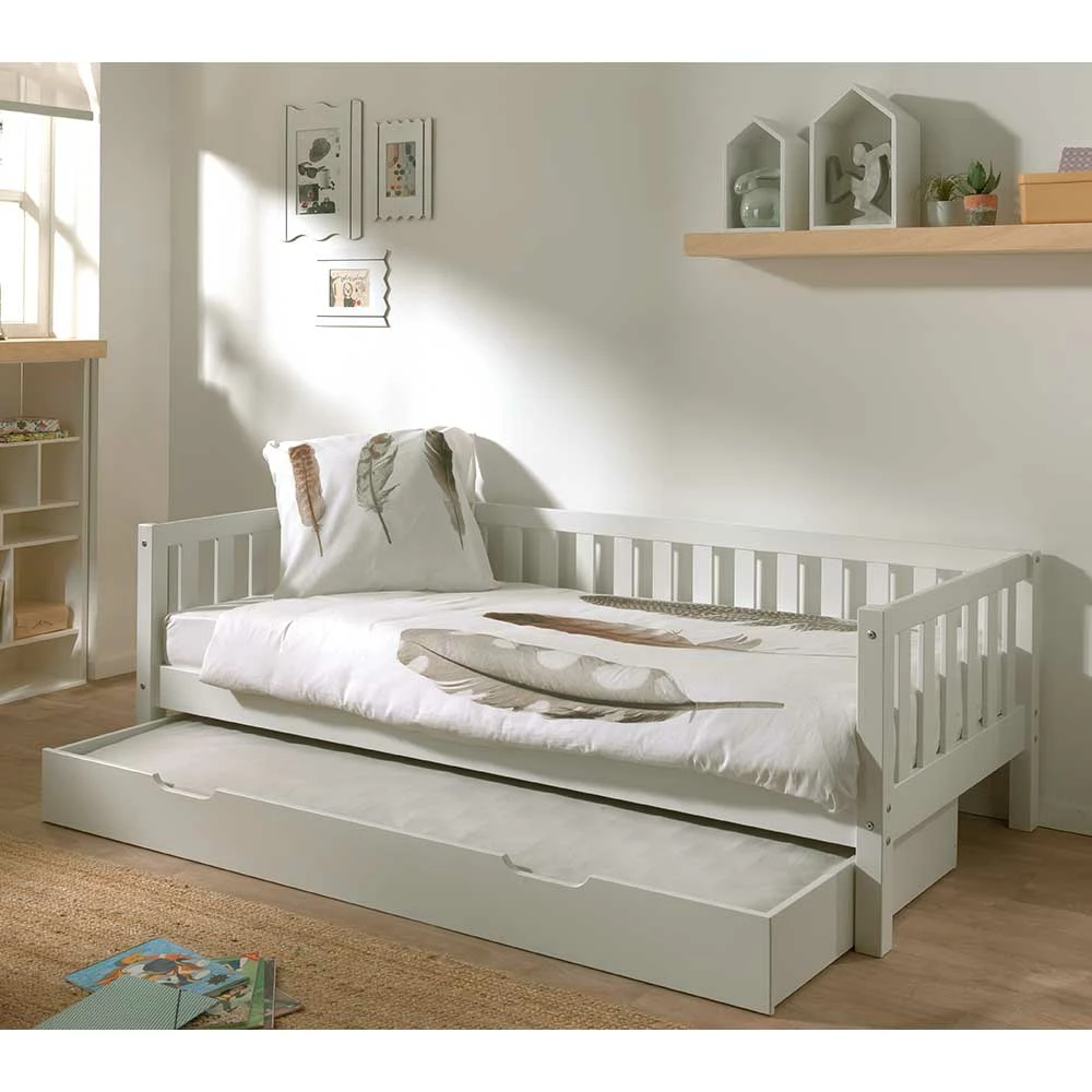 Weißes Kojenbett 90x200 Cm Aus Kiefer - Molo – Bild 4