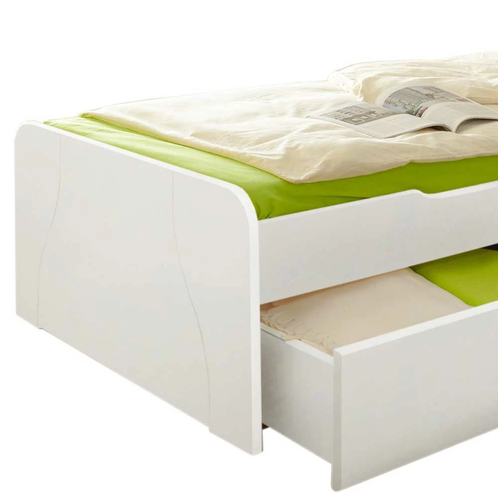 Weißes Komfortbett Mit Stauraum - Filomena – Bild 5