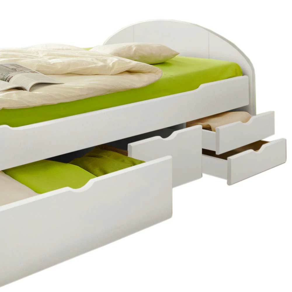 Weißes Komfortbett Mit Stauraum - Filomena – Bild 6