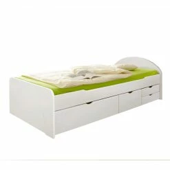 Weißes Komfortbett Mit Stauraum - Filomena