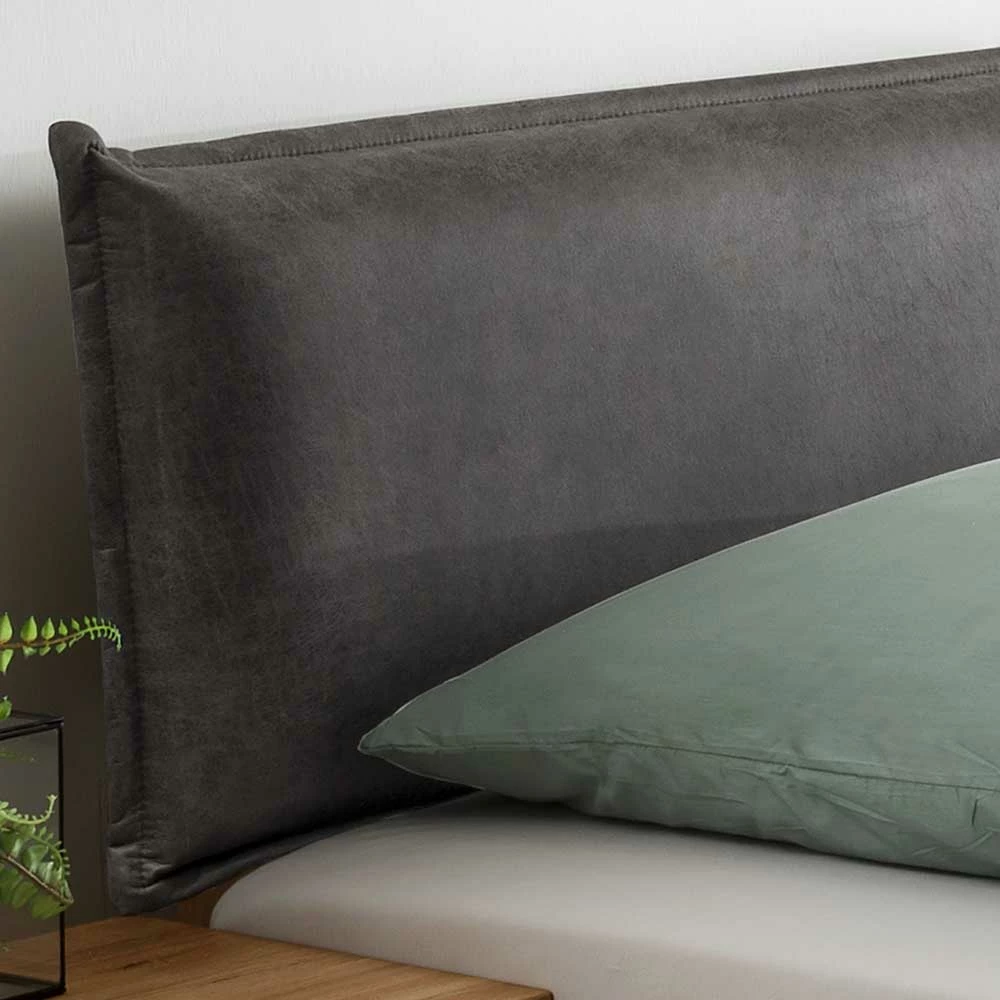 Wildeiche Holzbett Mit Stauraum - Zennian – Bild 3