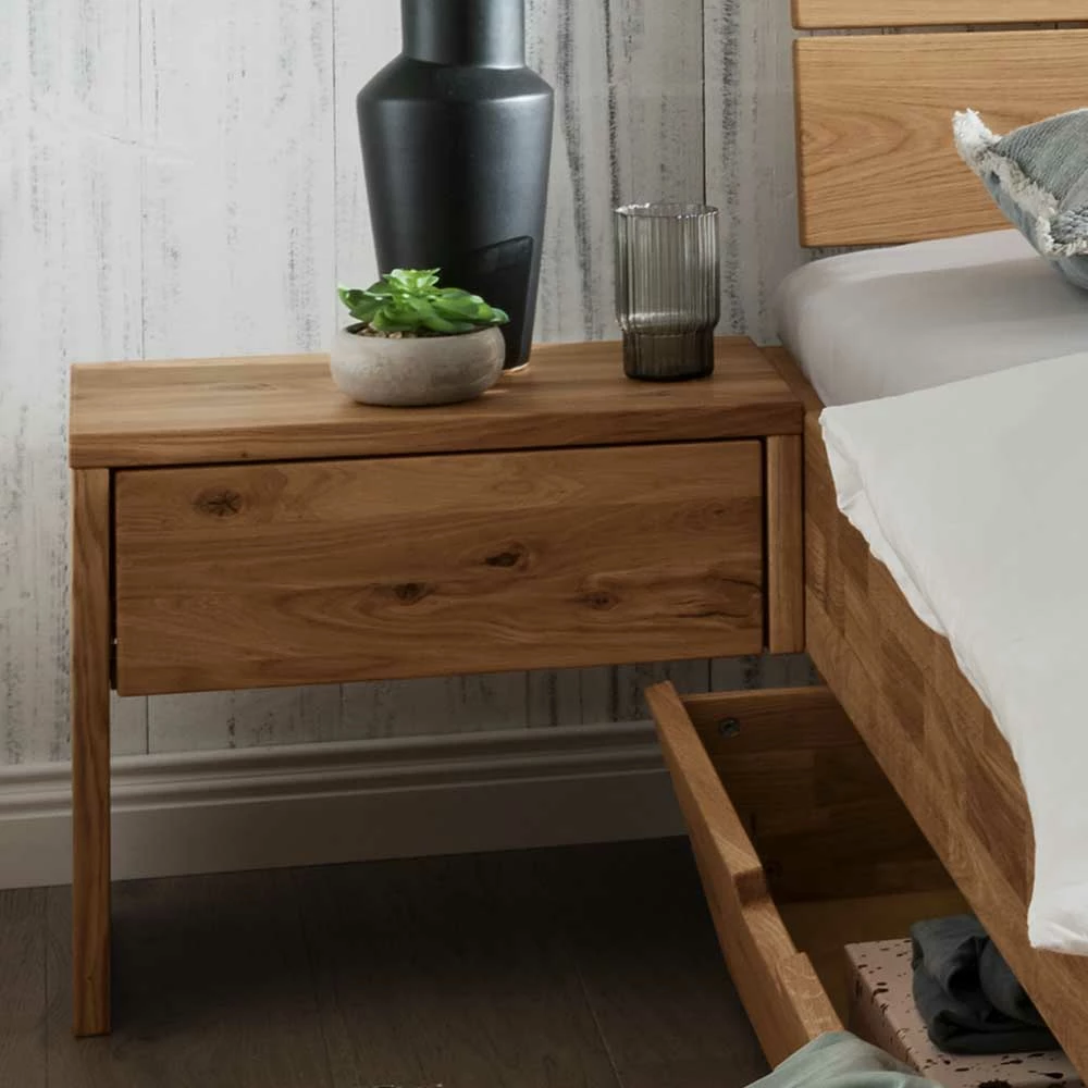 Wildeichebett Mit Nachtkommoden - Esvilda (dreiteilig) â Bild 4