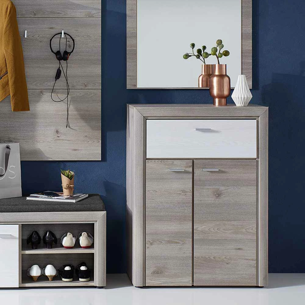 Zweifarbiger Schuhschrank Mit Schublade - Volaf – Bild 2