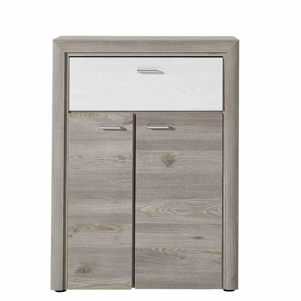 Zweifarbiger Schuhschrank Mit Schublade - Volaf