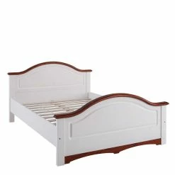 Zweifarbiges Landhaus Bett Aus Holz - Beapta